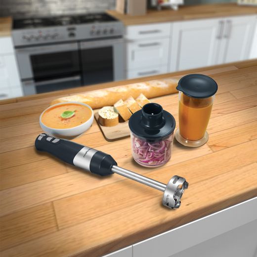Morphy Richards Total Control 402061 Hand Blender with 4 Accessories - Grey