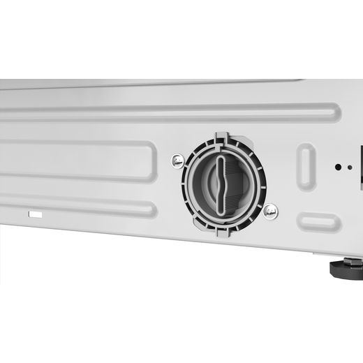 Hotpoint BIWMHG91485UK Integrated 9kg Washing Machine with 1400 rpm - White - Close up overflow shot