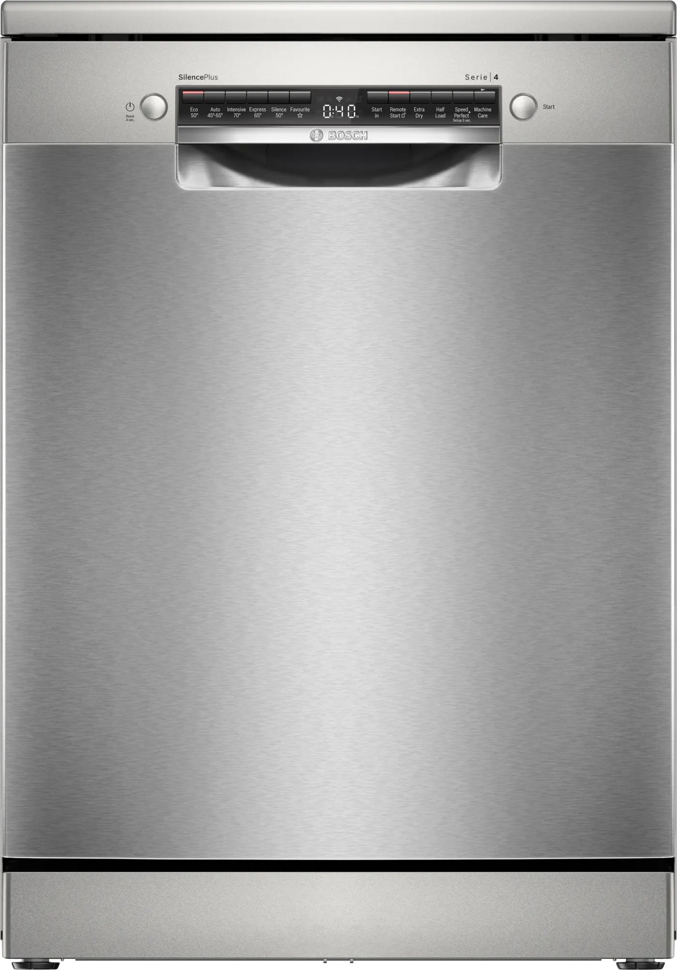 Bosch Series 4 Dishwasher SMS4EMI06G - Silver Inox