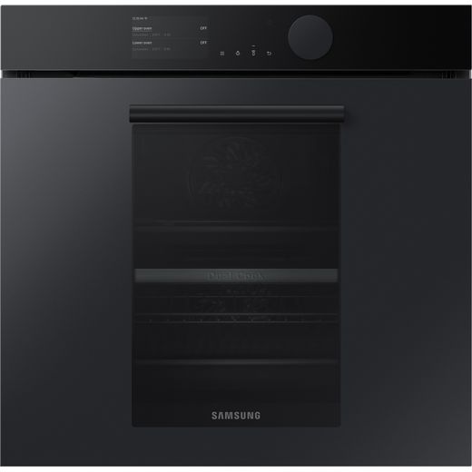 Samsung Infinite NV75T9579CD Wifi Connected Built In Electric Single Oven with added Steam Function - Satin Grey - A+ Rated