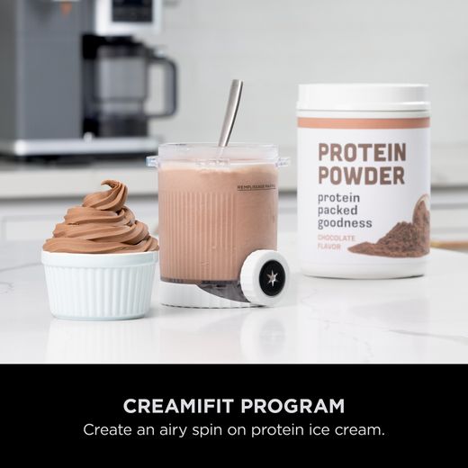 Ninja NC701UK Ice Cream Maker Silver - Annotation - Creamifit program