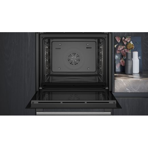 Siemens IQ-500 Built In Electric Single Oven - Stainless Steel - Inside cavity shot