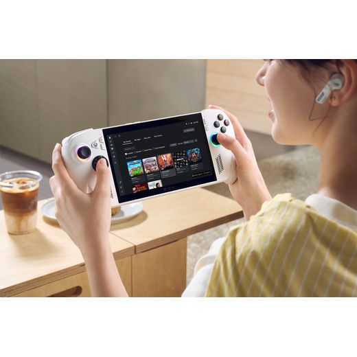 ASUS ROG Xbox Ally 7" Handheld Game Console - Women using game console shot