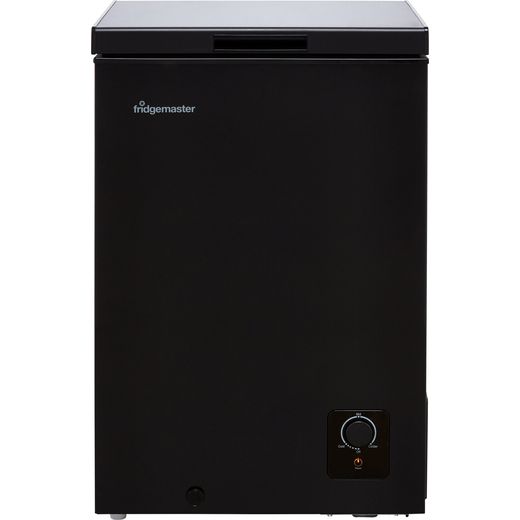 Fridgemaster MCF96B Chest Freezer - Black - F Rated