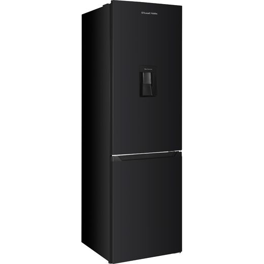 Russell Hobbs RH181TNF552E1BWD 181cm 60/40 Frost Free Fridge Freezer with Door-on-door - Black Right perspective shot
