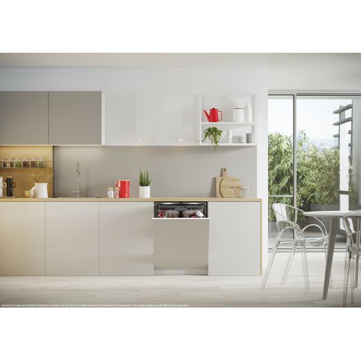 Hoover H-DISH 700 Integrated Standard Dishwasher - Silver - Dishwasher in kitchen