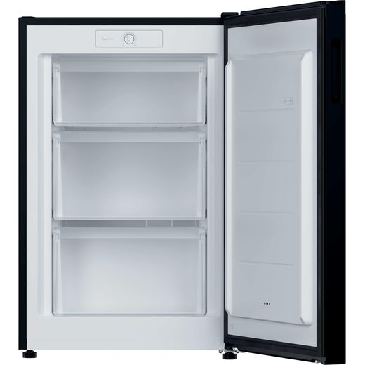 Hoover Under Counter Freezer - Black - Front with door open shot