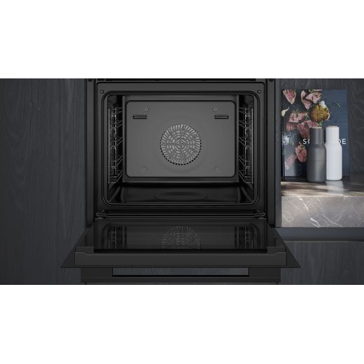 Siemens IQ-700 Built In Electric Single Oven - Black - inside oven shot