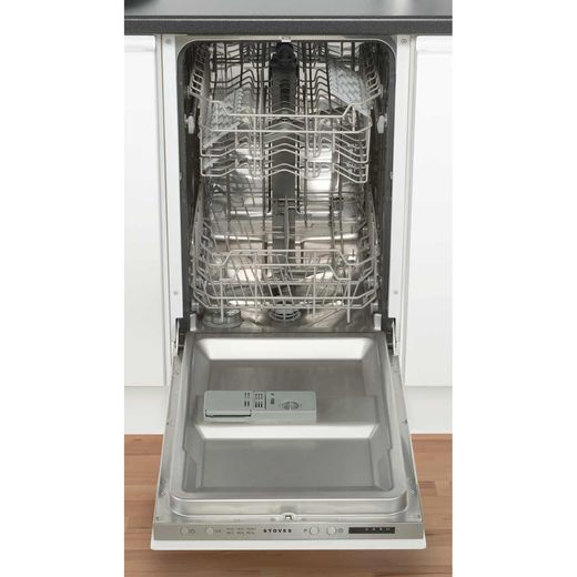 Stoves SDW45 Built In Slimline Dishwasher - Silver