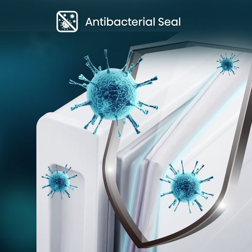 Hisense Chest Freezer - White - Annotation - Ant bac shield shot