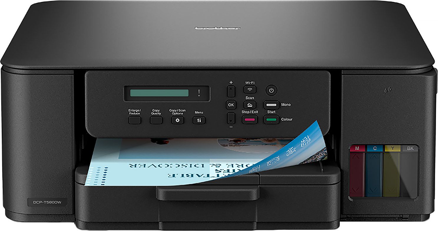 Brother DCPT580DW Wireless Inkjet Printer - Black, Black