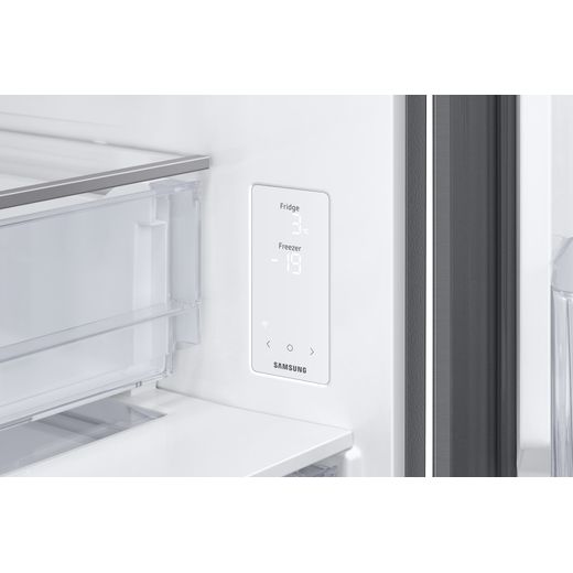 Samsung Total No Frost Fridge Freezer - Silver - Control panel
