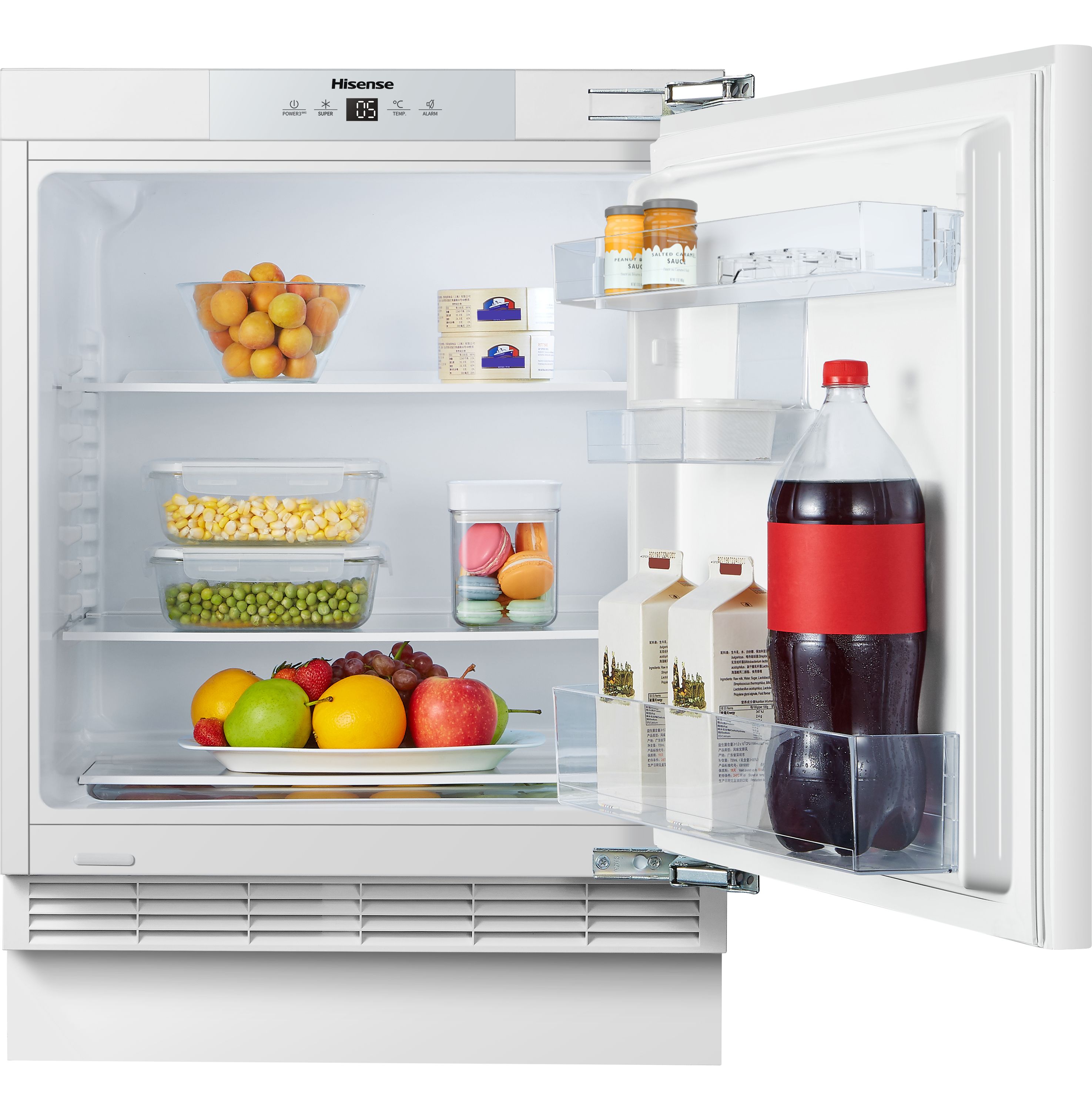Hisense Built Under Larder Fridge - White - 138L Capacity - Reversible Door