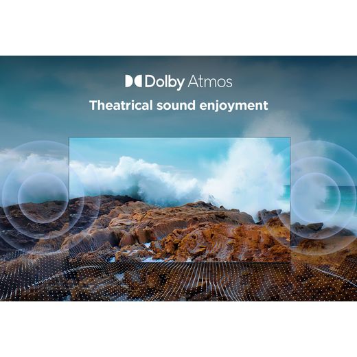 TCL 75" 4K Ultra HD QLED Smart Google TV [2025] - Annotation - Dolby Atmos