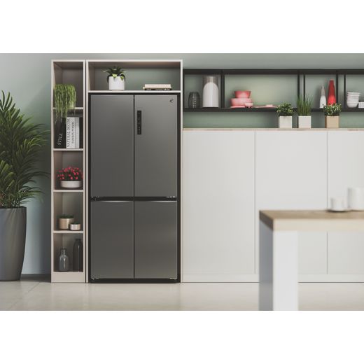 Hoover American Fridge Freezer - Inox  - Fridge freezer in kitchen shot