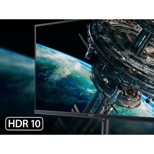 Acer Full HD 23.8" 180Hz Monitor - Black - Annotation - HDR10 shot