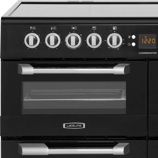 Leisure Cuisinemaster CS100C510K 100cm Electric Range Cooker with Ceramic Hob - Black