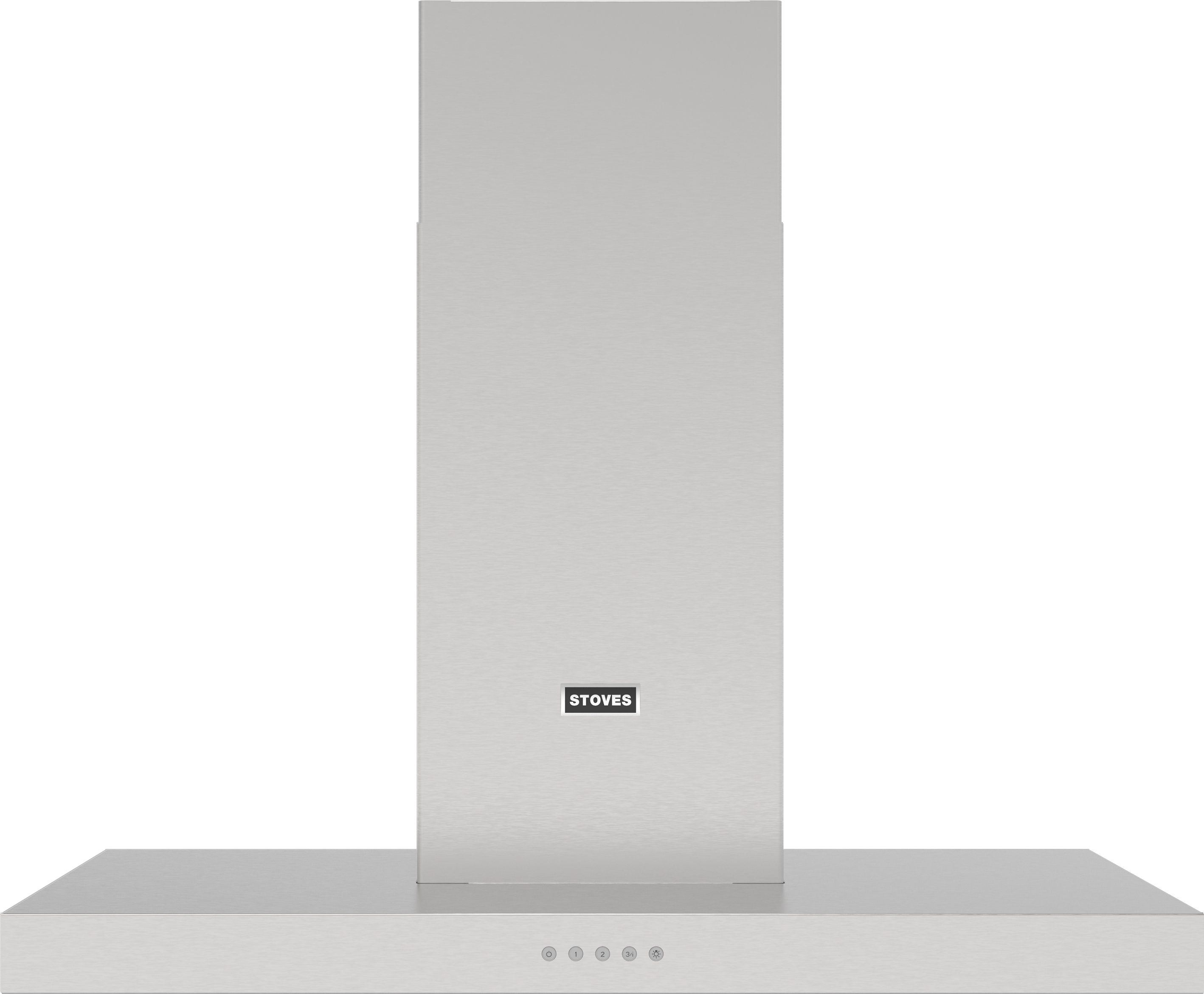 Stoves - Chimney Cooker Hood - 100cm - Stainless Steel - 590 m³/h