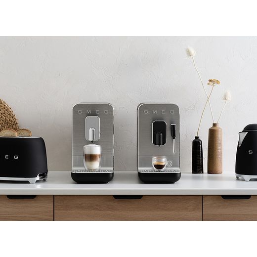 Smeg 50's Style BCC13BLMUK Bean to Cup Coffee Machine - Matte Black - Coffee machines in kitchen