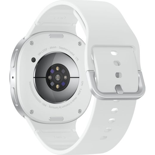 Samsung Galaxy Watch8, GPS - 44mm - Silver - back right perspective shot