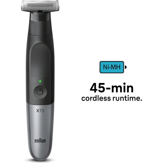 Braun Series XT Beard Trimmer Black / Grey - Annotation - Run time shot