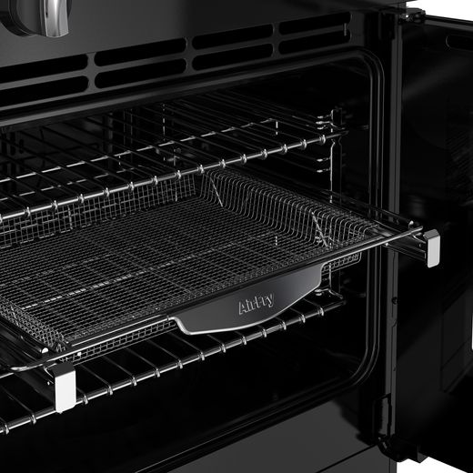 Stoves Richmond Deluxe 110Ei ZLS 110cm Electric Range Cooker with Induction Hob - Black - Close up wire tray shot 