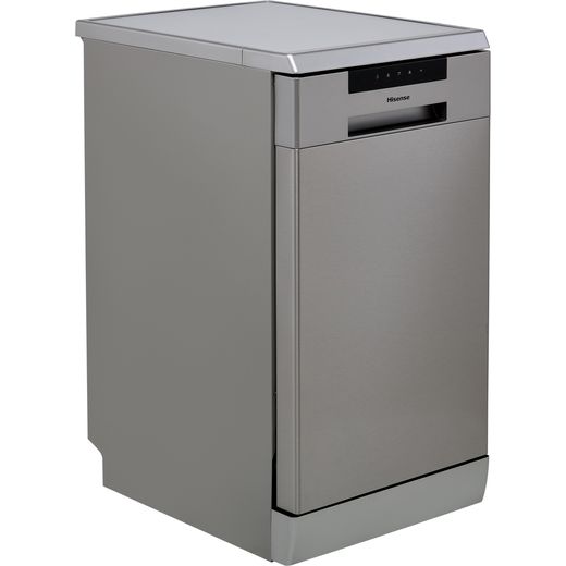 Hisense Slimline Dishwasher - Stainless Steel - Right perspective