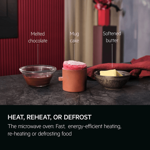 AEG OB6GM261UB Microwave Black - Annotation - Heat, reheat, defrost