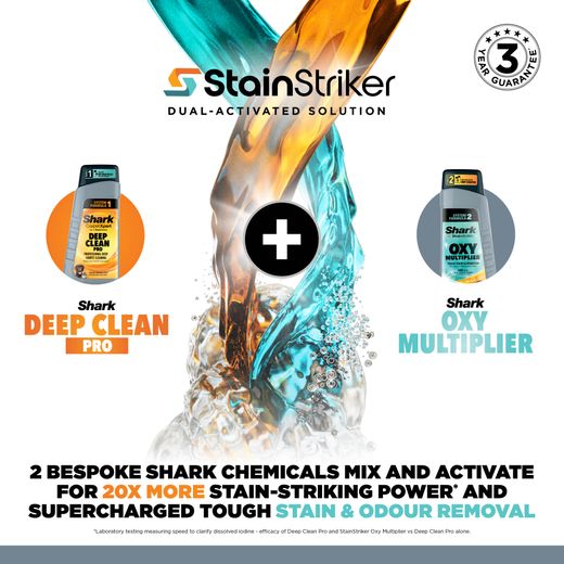 Shark StainStriker Stain & Spot PX200UK Carpet Cleaner - Annotation - StainStriker