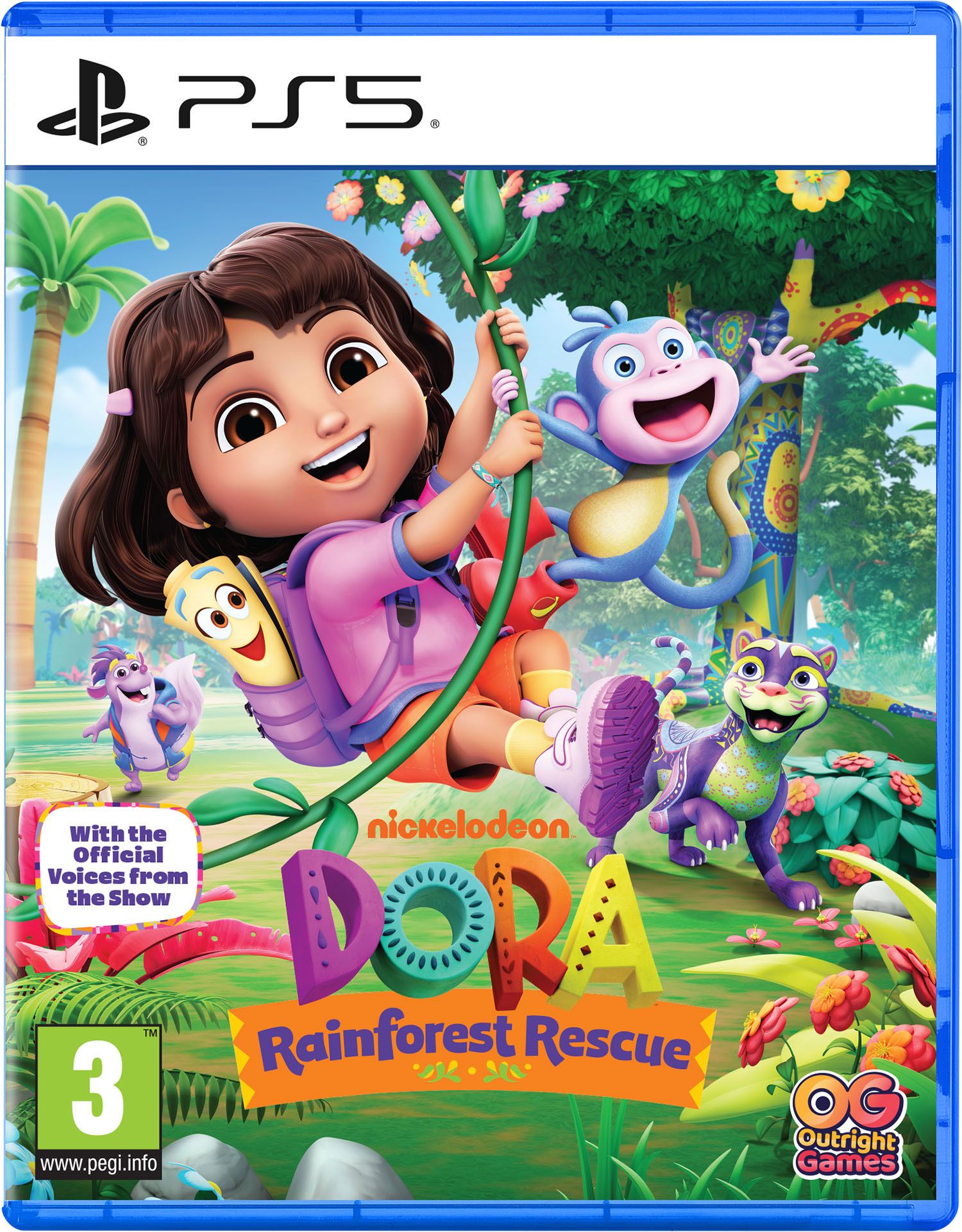 BANDAI NAMCO Entertainment Dora: Rainforest Rescue - PS5 Game - Platform - Standard Edition - White