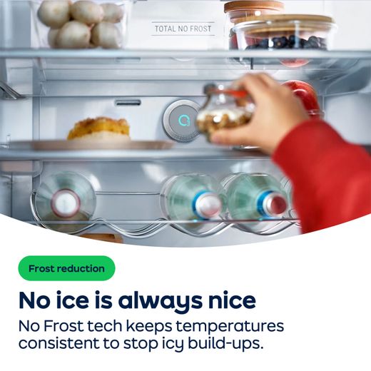 Hotpoint HPMFF 6312 XBR4UK 186cm Upright Freezer - Inox - AO Annotation - No-Frost