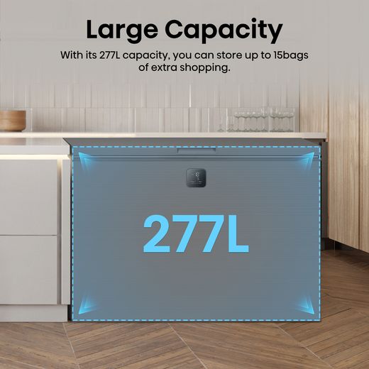 Hisense FT280WN3SGD freezer Chest freezer Freestanding 277 L Grey_17