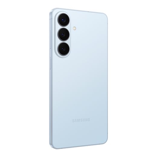 Samsung Galaxy S26+ 512GB Smartphone in Sky Blue - Back right perspective shot