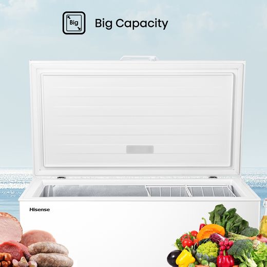 Hisense Chest Freezer - White - Annotation - big capacity shot