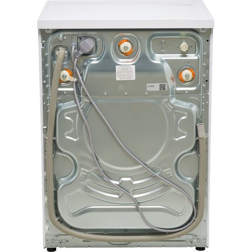 Beko EnergySpin™ BM3WT4941IW 9kg Washing Machine with 1400 rpm - White - Back shot