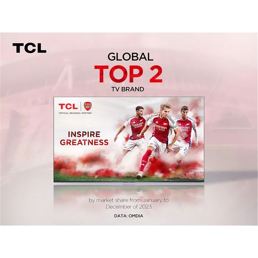 TCL 85" 4K Ultra HD QLED Smart Google TV - annotation - global top 2 shot