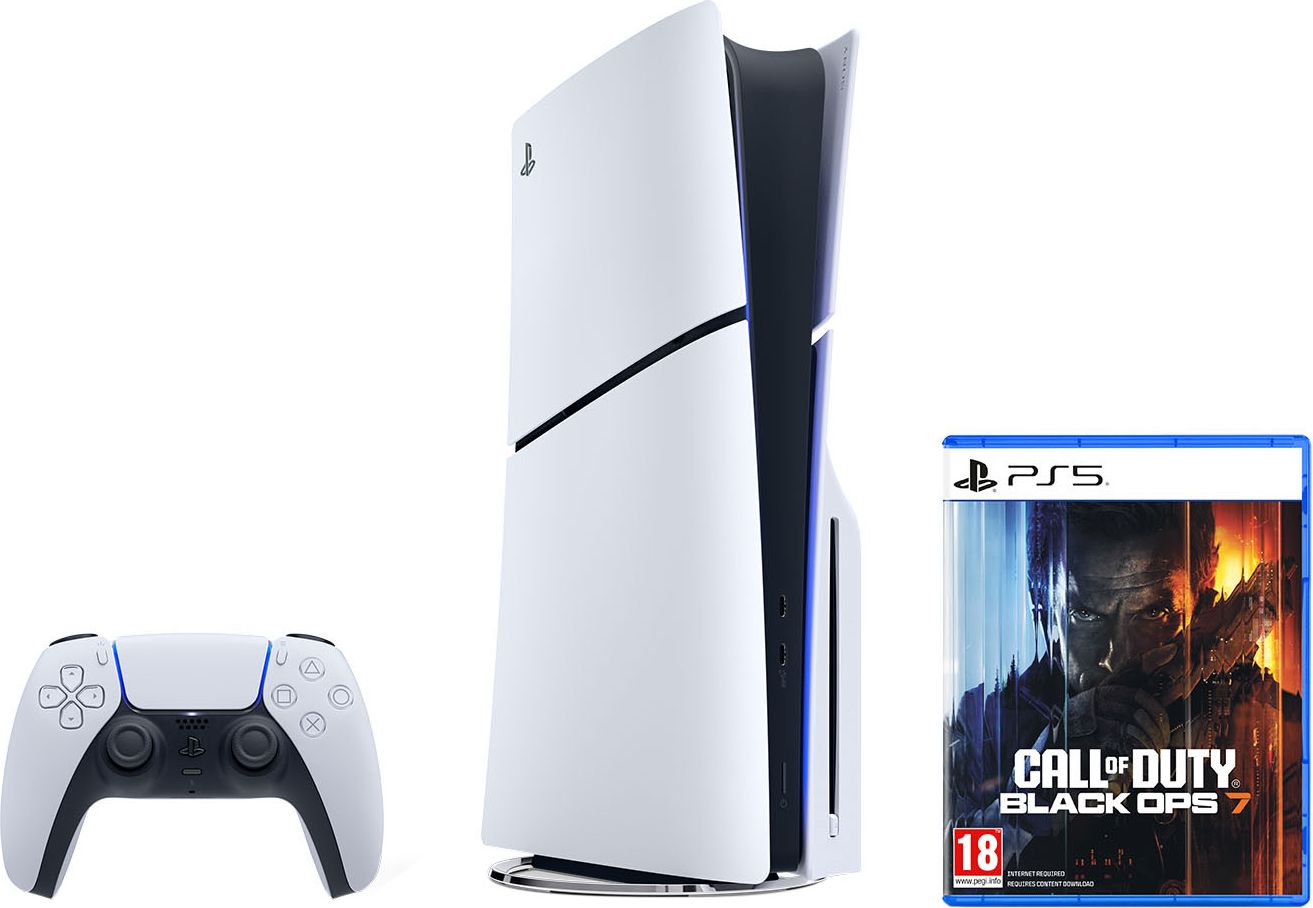 Sony PlayStation 5 Slim Console - 1TB SSD - White - Call of Duty: Black Ops 7 Bundle