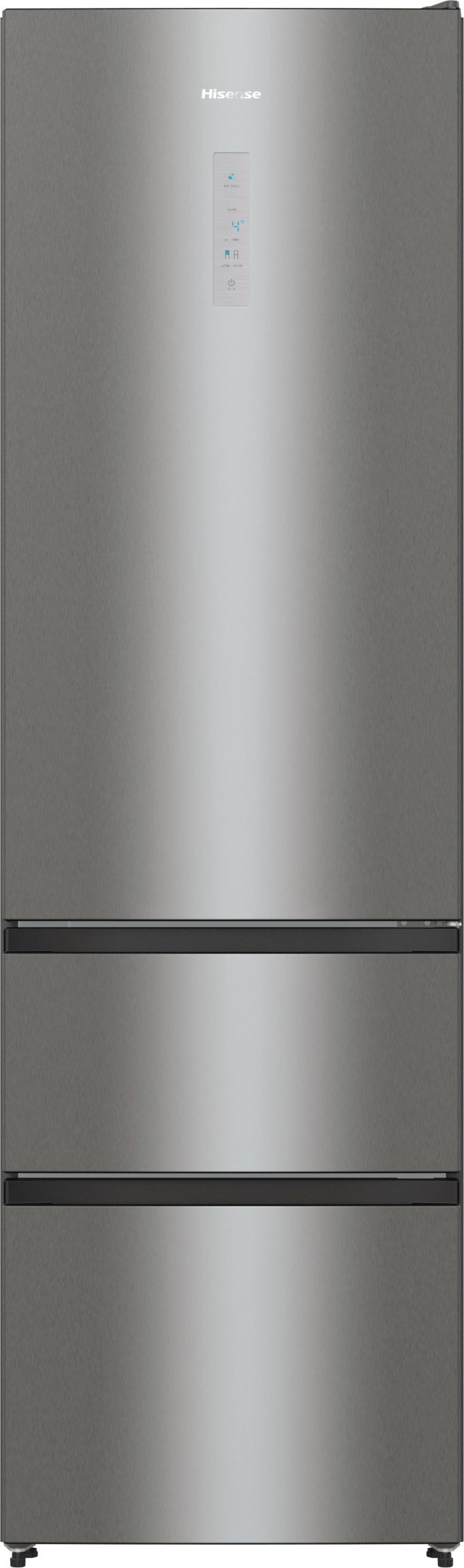 Hisense RM469N4ACEUK 70/30 No Frost Fridge Freezer - Stainless Steel - E Rated, Stainless Steel