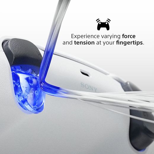 PlayStation DualSense™ For PlayStation 5 - White - Annotation - Varying forces and tension