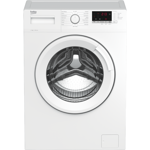Beko WTK94151W 9Kg Washing Machine with 1400 rpm - White - B Rated