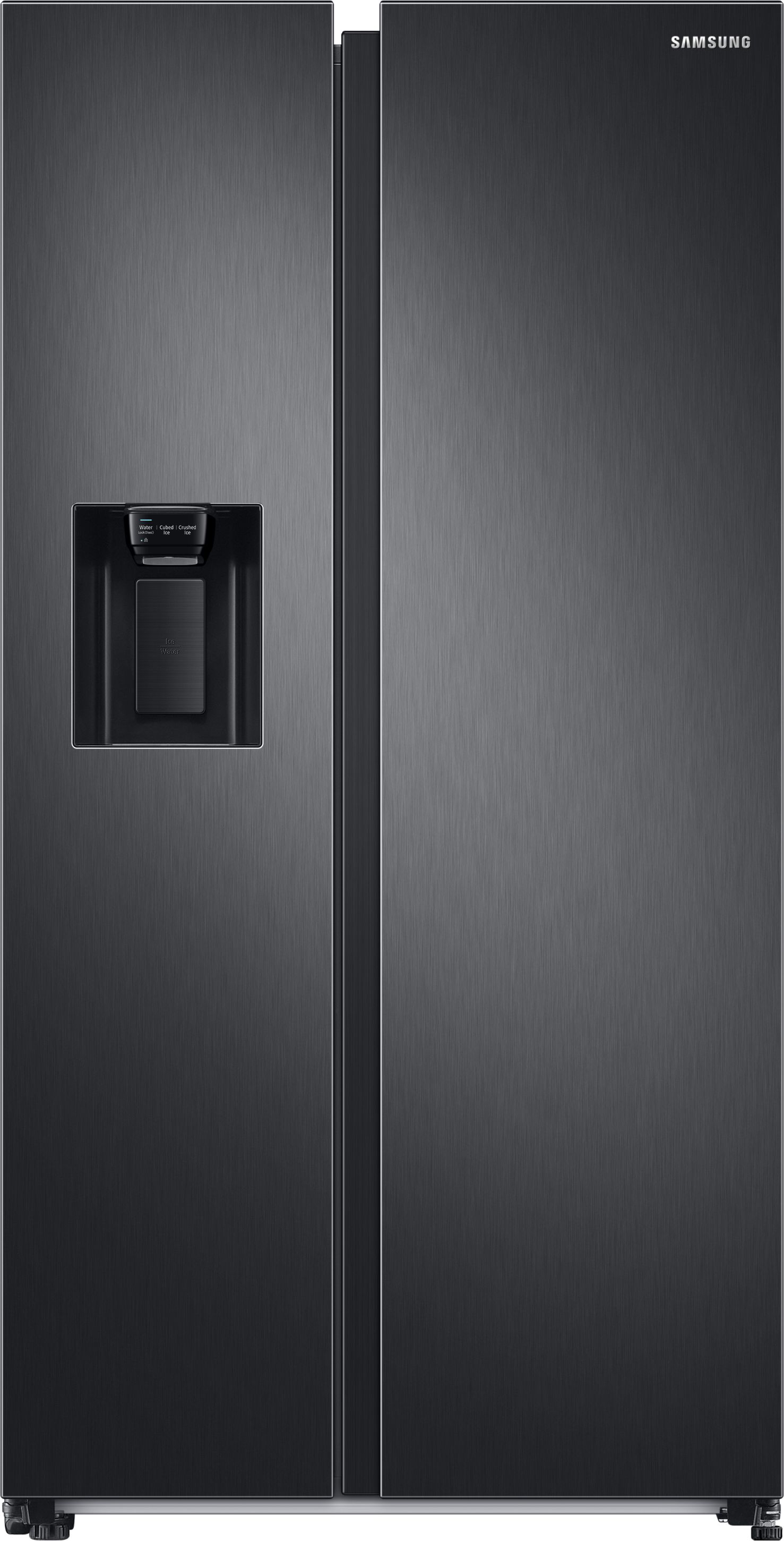 Samsung Series 7 SpaceMax RS68CG883DB1EU Wifi Connected Total No Frost American Fridge Freezer - Black - D Rated, Black
