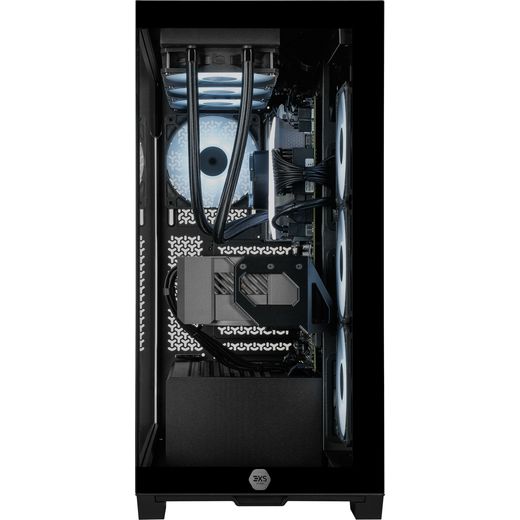3XS Halo 5080 Gaming PC - NVIDIA® GeForce RTX™ 5080, AMD Ryzen™ 7, 2TB SSD, 32 GB RAM - Black - fornt shot