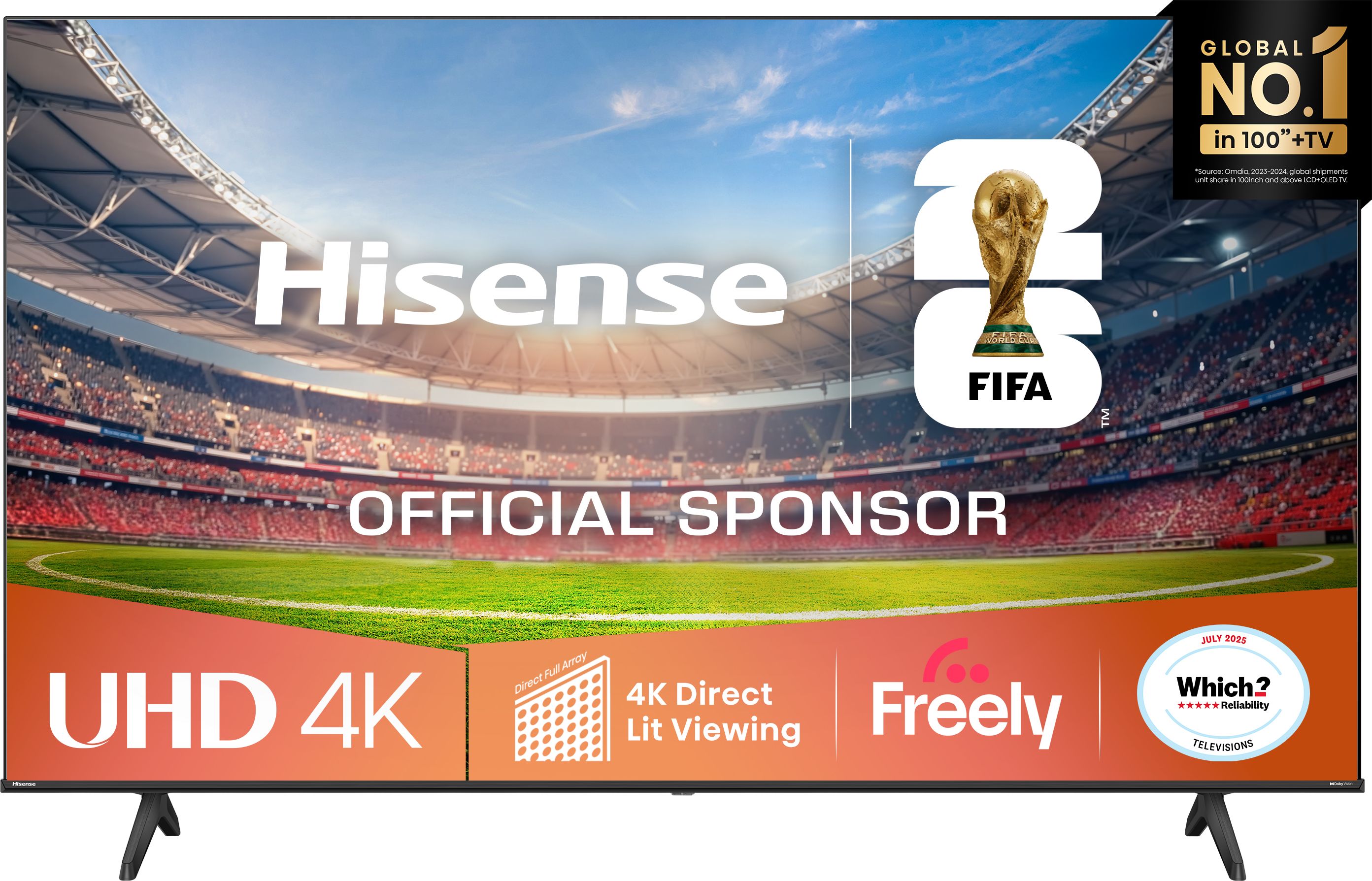 Hisense 55" 4K Ultra HD LED TV - Black