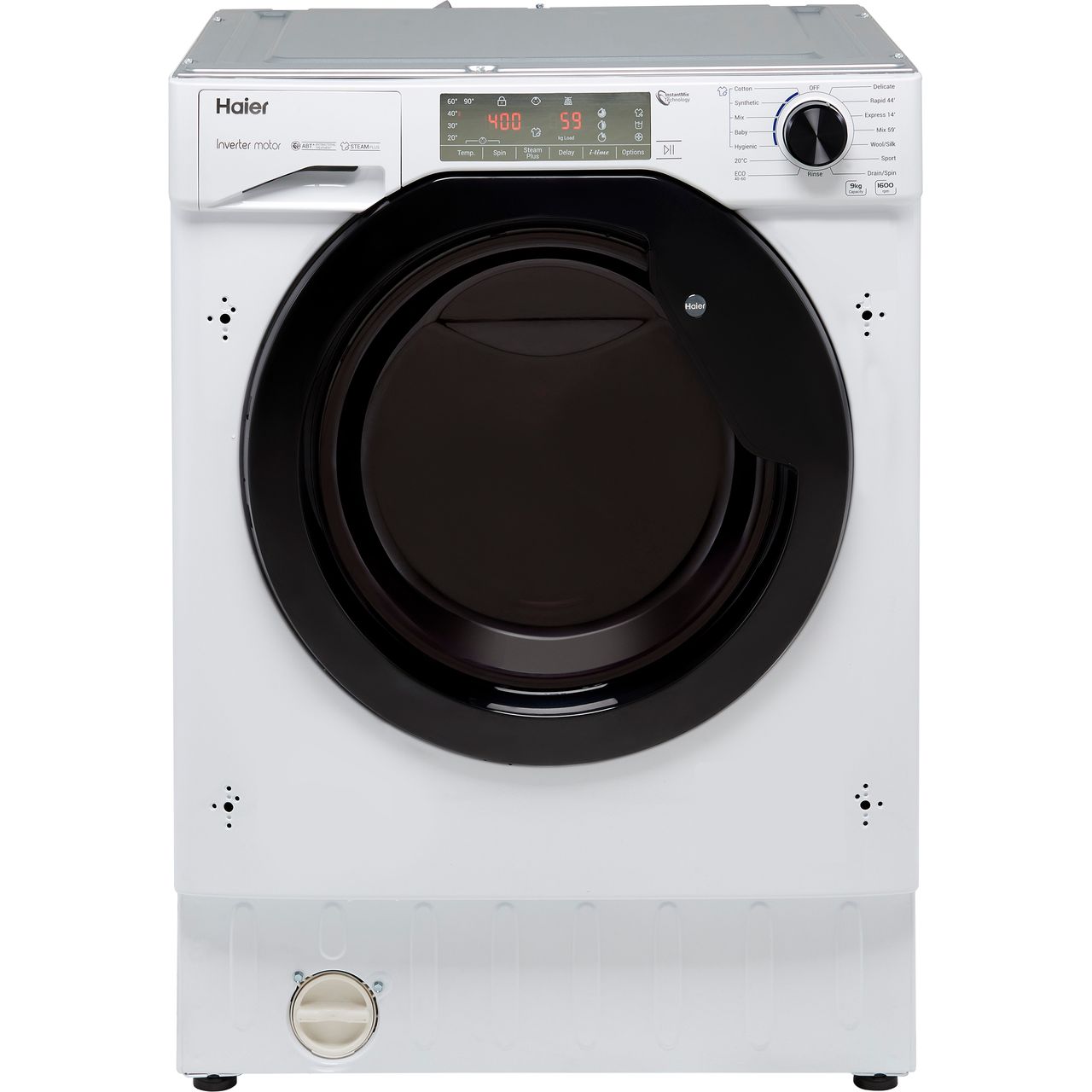 Haier Washing Machine | White | HWQ90B416FWB-UK | ao.com