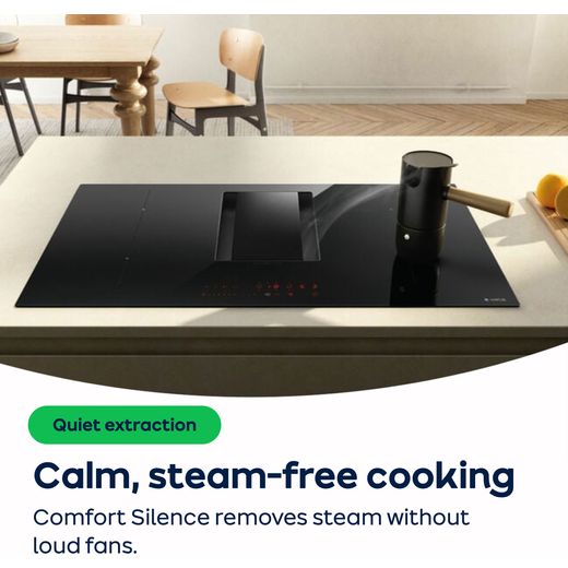 Elica NikolaTesla Fit 70 72cm Venting Induction Hob - Black - AO Annotation - Comfort-silence-