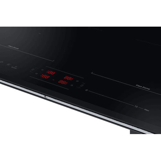 Samsung Series 5 NZ64B5066KK 59cm Induction Hob - Black - Control panel shot