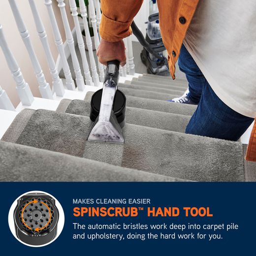 Vax SpinScrub Power Plus CDCW-SSXA Carpet Cleaner - Annotation - Spinscrub hand tool shot
