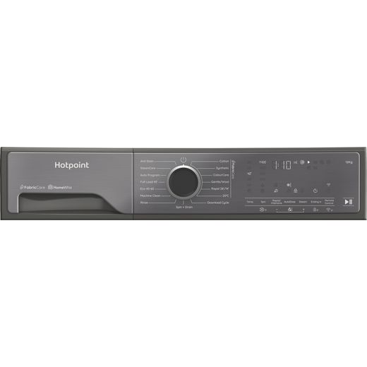 Hotpoint HP 124GA CARE UK Washing Machine with 1400 rpm - Grey - control panel shot 