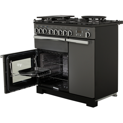 Rangemaster Professional Deluxe 90cm Dual Fuel Range Cooker - Slate