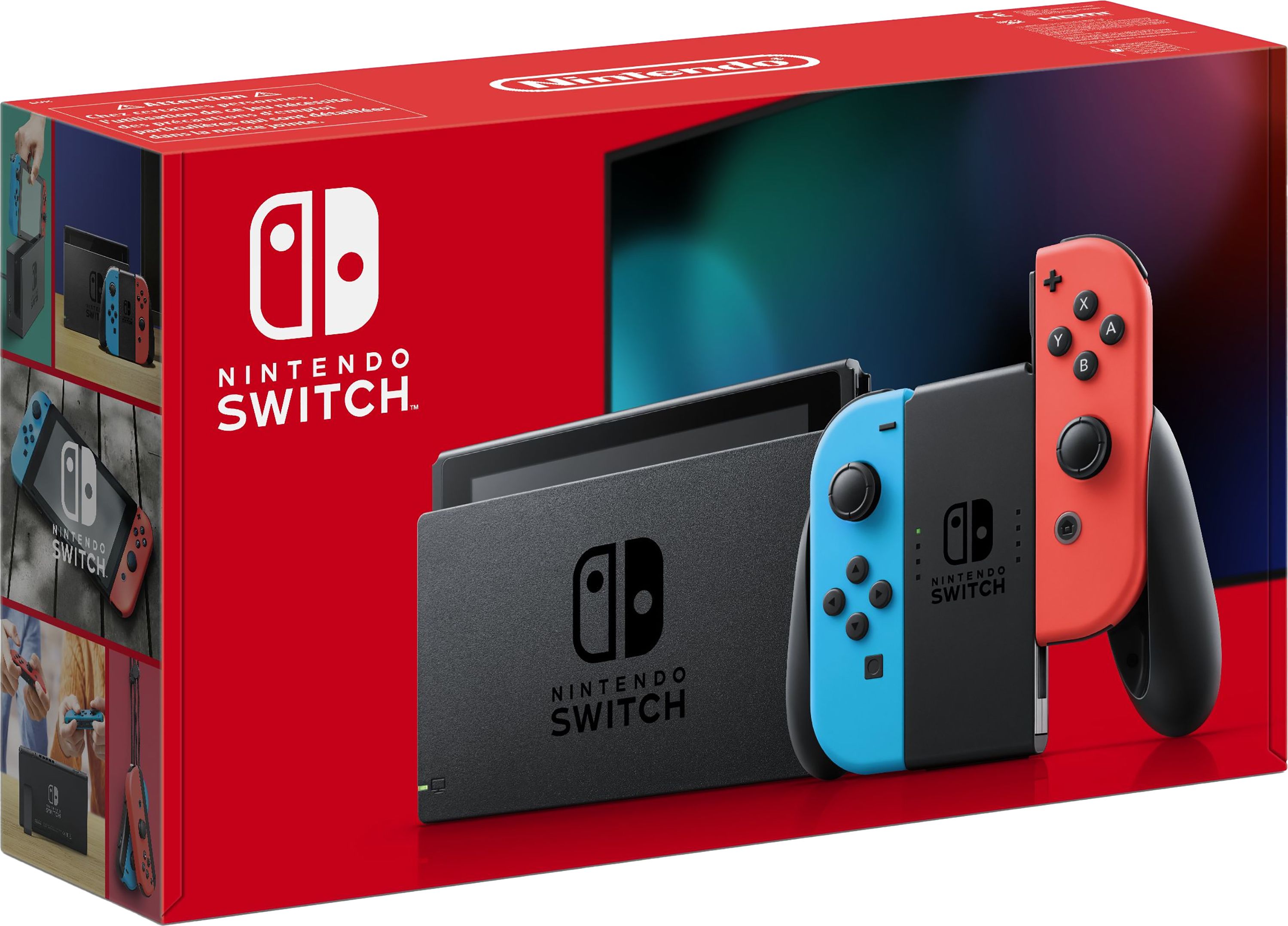 10007457 | Nintendo Switch OLED 64GB – Red & Blue | ao.com